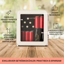 PopLife 48 Getränkekühler Kühlschrank 0-10 °C Retro-Design 13 PopLife 48 Getränkekühler Kühlschrank 0-10 °C Retro-Design -Küchenbedarf Angebote 10040737 de 0005 usp