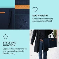 Einkaufstasche 4er Set Wiederverwendbar Waschbar Faltbar Verstärkt -Küchenbedarf Angebote 10040844 de 0003 logo