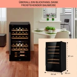 Barossa 29 Duo Weinkühlschrank 29 Fl 80 Ltr 2 Zonen Drucktasten -Küchenbedarf Angebote 10041124 de 0006 usp