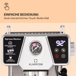 Libeica Espressomaschine 19 Bar Ca. 10 Tassen 1,8 Liter Milchschaum -Küchenbedarf Angebote 10041253 de 0003 logo