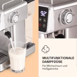 Libeica Espressomaschine 19 Bar Ca. 10 Tassen 1,8 Liter Milchschaum -Küchenbedarf Angebote 10041253 de 0004 logo