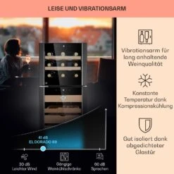 El Dorado 89 Humidor & Weinkühlschrank Touch 89L LED -Küchenbedarf Angebote 10041276 de 0003 logo