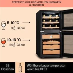 El Dorado 89 Humidor & Weinkühlschrank Touch 89L LED -Küchenbedarf Angebote 10041276 de 0004 logo