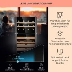 El Dorado 108 Humidor & Weinkühlschrank Touch 108L LED -Küchenbedarf Angebote 10041277 de 0003 logo