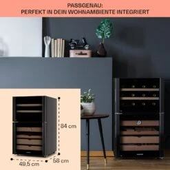 El Dorado 108 Humidor & Weinkühlschrank Touch 108L LED -Küchenbedarf Angebote 10041277 de 0006 logo