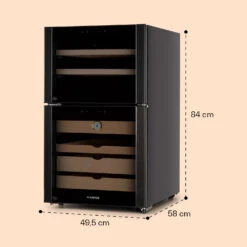 El Dorado 108 Humidor & Weinkühlschrank Touch 108L LED -Küchenbedarf Angebote 10041277 yy 0008 dimensions