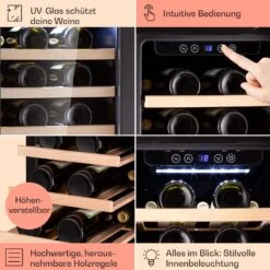 Vinovilla 29 Built-In Weinkühlschrank 81 L / 29 Fl. Glastür Edelstahl -Küchenbedarf Angebote 10041304 de 0005 logo