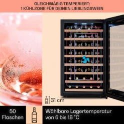 Barossa 50 Uno Weinkühlschrank 1 Zone 120 Ltr 50 Fl Touch-Display -Küchenbedarf Angebote 10041307 de 0003 logo