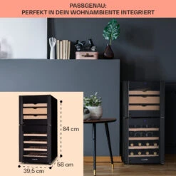 El Dorado 89 Käse & Weinkühlschrank 2 Zonen Touch 89L LED -Küchenbedarf Angebote 10041310 de 0006 logo
