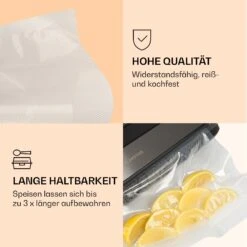 Forli Vakuumierbeutel 2 Rollen Je 28 X 300 Cm Widerstandsfähig Reißfest Kochfest -Küchenbedarf Angebote 10041375 de 0003 logo