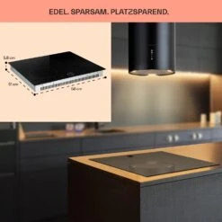 Magnichef 4 Einbaukochfeld Induktion 4 Zonen 7000W Glaskeramik -Küchenbedarf Angebote 10041380 de 0006 usp