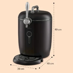 Passau Bierzapfanlage 6 L Universalfässer Druckluftpumpe 3 - 12 °C 65 W 17 Passau Bierzapfanlage 6 L Universalfässer Druckluftpumpe 3 - 12 °C 65 W -Küchenbedarf Angebote 10041520 yy 0008 dimensions