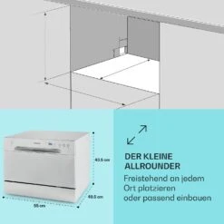 Havasia UV 6 Geschirrspüler UV-Licht Freistehend 1380W -Küchenbedarf Angebote 10041823 de 0005 usp