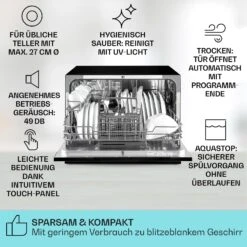 Havasia UV 8 Geschirrspüler UV-Licht Freistehend / Einbau 1620W -Küchenbedarf Angebote 10041829 de 0002 usp