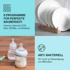 Havasia UV 8 Geschirrspüler UV-Licht Freistehend / Einbau 1620W -Küchenbedarf Angebote 10041829 de 0003 usp