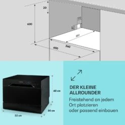 Havasia UV 8 Geschirrspüler UV-Licht Freistehend / Einbau 1620W -Küchenbedarf Angebote 10041829 de 0005 usp