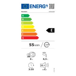 Havasia UV 8 Neo Tischgeschirrspüler UV-Licht Freistehend / Einbau 1380W -Küchenbedarf Angebote 10041830 energy label