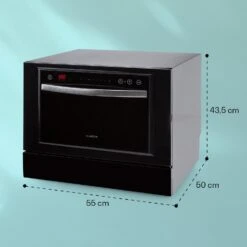 Havasia UV 8 Neo Tischgeschirrspüler UV-Licht Freistehend / Einbau 1380W -Küchenbedarf Angebote 10041830 yy 0007 dimensions