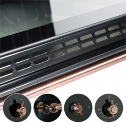 Vilhelmine Und Lumio Primo Set Backofen Dunstabzugshaube Schwarz -Küchenbedarf Angebote 60001856 yy 0006 detail Klarstein Vilhelmine Backofen Einbau 55l