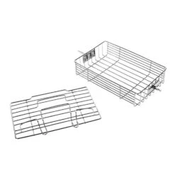 VitAir Zubehör-Set 3-teilig Edelstahl Aluminium-Druckguss -Küchenbedarf Angebote 60002085 yy 0007 titel Klarstein VitAir Steak Kaefig