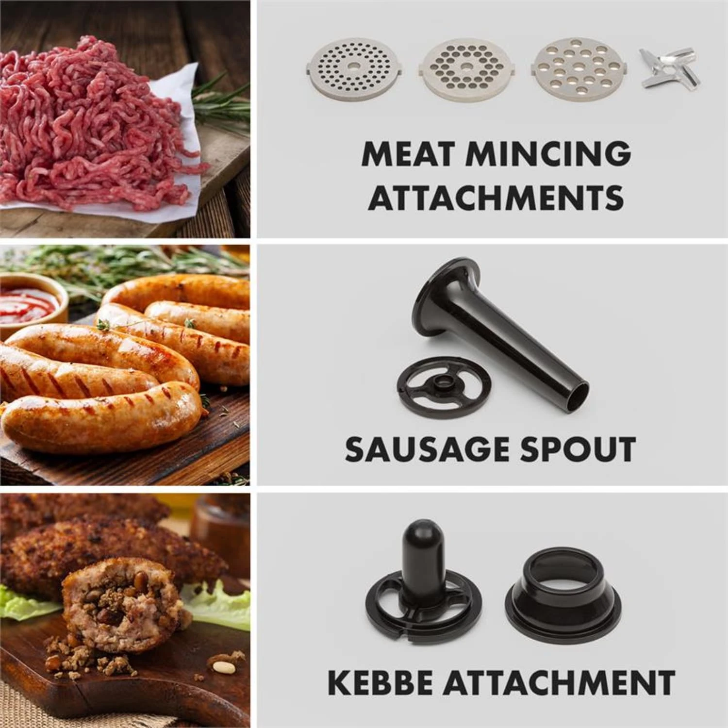 Curve Plus Küchenmaschinen-Set | 5l | 4-in-1 Fleischwolf | Rot 4 Curve Plus Küchenmaschinen-Set | 5l | 4-in-1 Fleischwolf | Rot – Bild 2