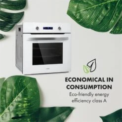 Gusteau Delicatessa Einbau-Ofen-Set Induktion 7000W 64Ltr Weiß Edelstahl -Küchenbedarf Angebote 60002590 yy 0006 logo Klarstein Gusteau Elektrischer Einbaubackofen weiss