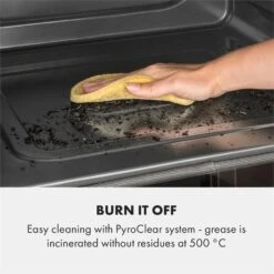 Gusteau Delicatessa Einbau-Ofen-Set Induktion 7000W Schwarz Edelstahl -Küchenbedarf Angebote 60002594 yy 0004 logo Klarstein Gusteau Elektrischer Einbaubackofen schwarz