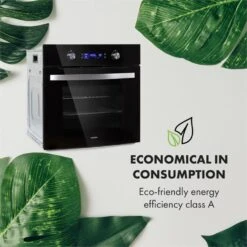 Gusteau Delicatessa Einbau-Ofen-Set Induktion 7000W Schwarz Edelstahl -Küchenbedarf Angebote 60002594 yy 0006 logo Klarstein Gusteau Elektrischer Einbaubackofen schwarz