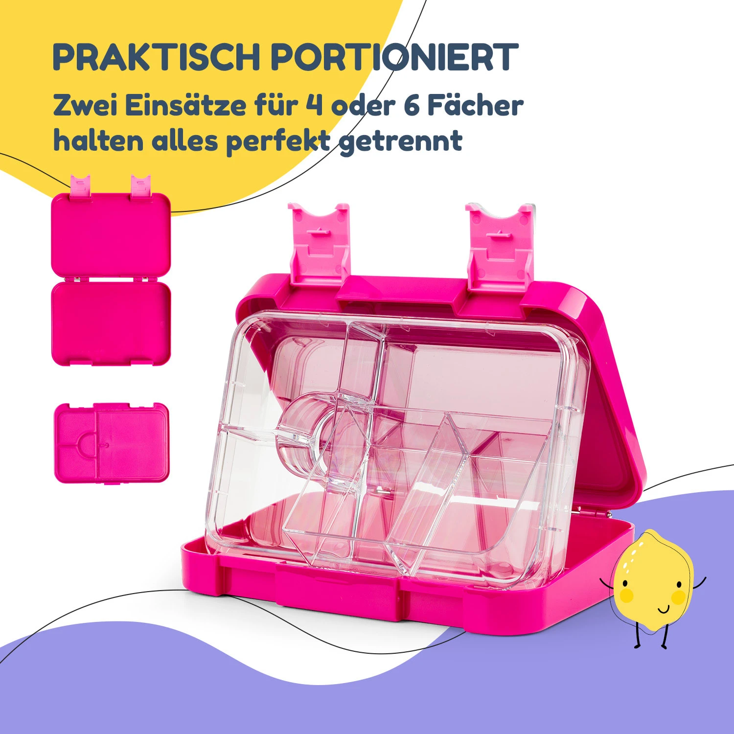 Schmatzfatz Frühstücksset Lunchbox & Trinkflasche Tritan Dicht BPA-frei 6 Schmatzfatz Frühstücksset Lunchbox & Trinkflasche Tritan Dicht BPA-frei – Bild 4