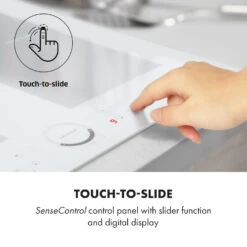 Delicatessa 60 Induktionskochfeld 4 Zonen 7000W Timer Weiß -Küchenbedarf Angebote US 10033027 uk 0005 logo